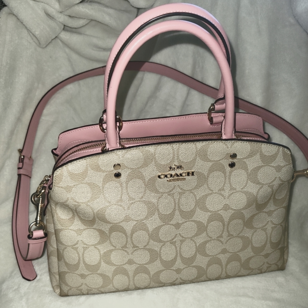 Coach signature jacquard carryall